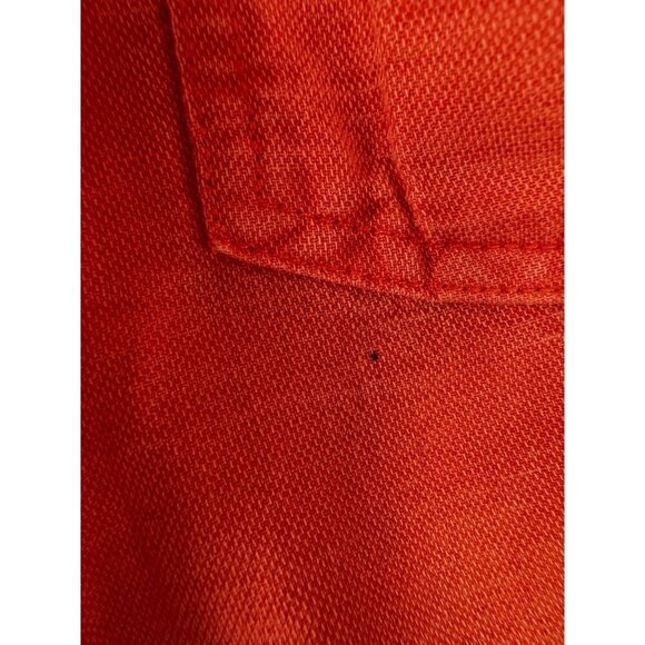 Cynthia Rowley Coral Linen Lyocell Blend Shorts 8 Coastal Resortwear Capsule Fit - Picture 3 of 9